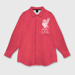 Мужская рубашка oversize 3D FC Liverpool