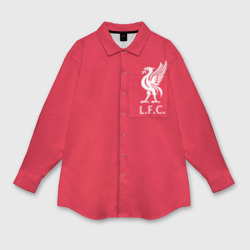 Женская рубашка oversize 3D FC Liverpool