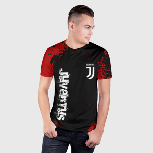 Мужская футболка 3D Slim JUVENTUS / ЮВЕНТУС, цвет 3D печать - фото 3