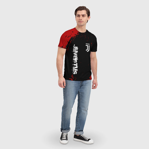 Мужская футболка 3D JUVENTUS / ЮВЕНТУС, цвет 3D печать - фото 5
