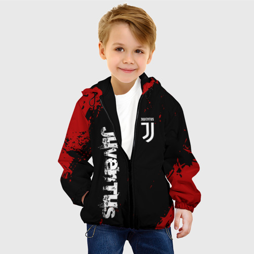 Детская куртка 3D JUVENTUS / ЮВЕНТУС, цвет черный - фото 3