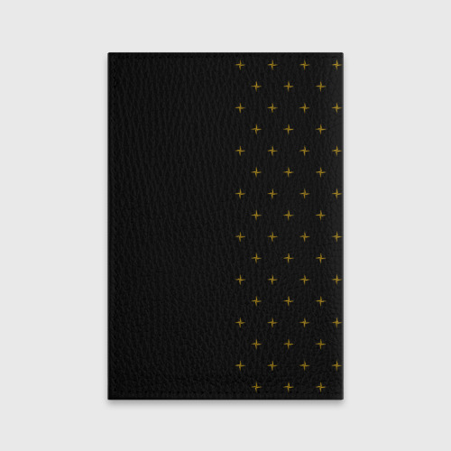 Обложка для паспорта матовая кожа Паша Техник, цвет черный - фото 2