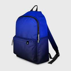 Carbon blue синий карбон – Рюкзак с принтом купить