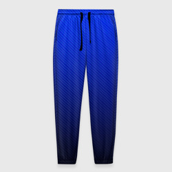 Мужские брюки 3D Carbon blue синий карбон