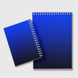 Блокнот Carbon blue синий карбон - фото 2