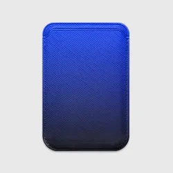 Картхолдер Magsafe магнитный Carbon blue синий карбон