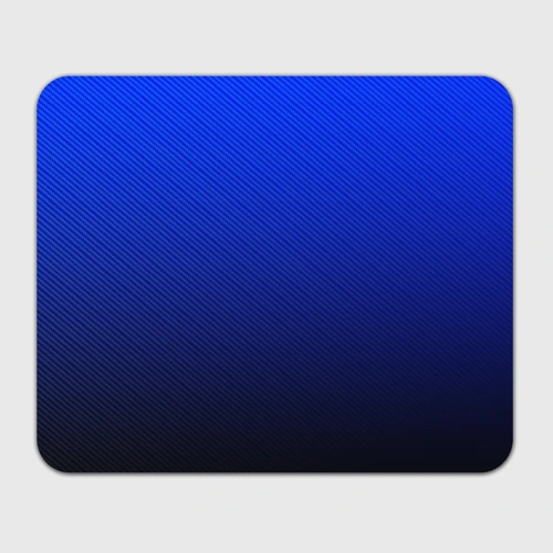 Прямоугольный коврик для мышки Carbon blue синий карбон