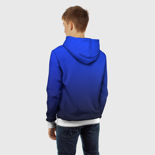 Мужская толстовка 3d Blue XXS