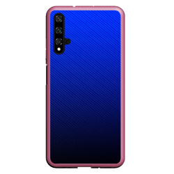 Чехол для Honor 20 Carbon blue синий карбон