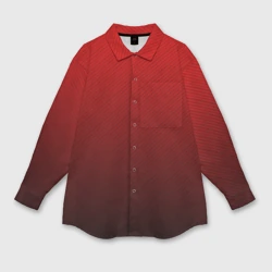 Женская рубашка oversize 3D Carbon