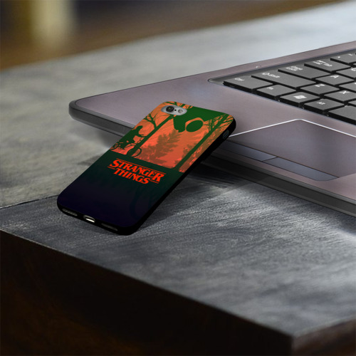 Чехол для Apple iPhone 8 силиконовый глянцевый Очень странные дела Фото 01 Чехол для Apple iPhone 8 силиконовый глянцевый Очень странные дела Фото 01