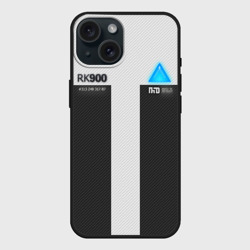 Чехол силиконовый для Apple iPhone 15 матовый Connor Detroit: Become Human