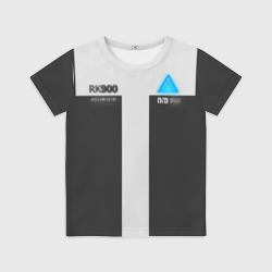 Детская футболка 3D Connor Detroit: Become Human