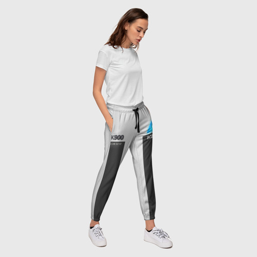 Женские брюки 3D с принтом Connor Detroit: Become Human, вид сбоку #3