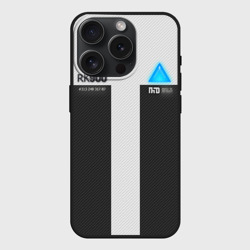 Чехол силиконовый для Apple iPhone 15 Pro матовый Connor Detroit: Become Human