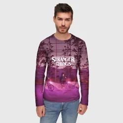 Мужской лонгслив 3D Stranger things - фото 2