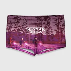 Мужские купальные плавки 3D Stranger things