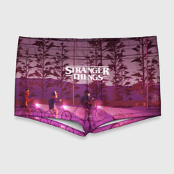 Мужские купальные плавки 3D Stranger things