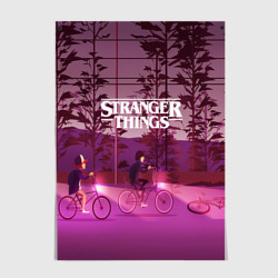 Постер Stranger things