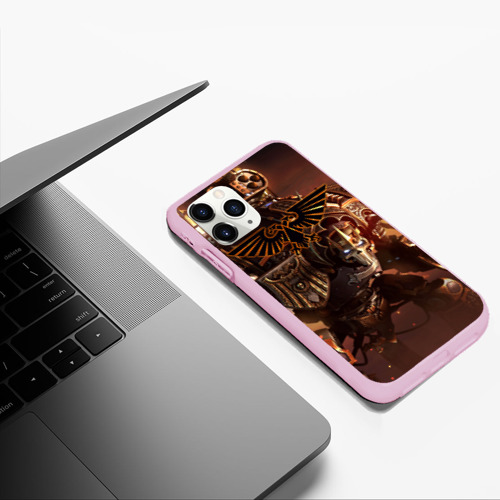 Чехол для iPhone 11 Pro Max матовый Warhammer, цвет розовый - фото 5