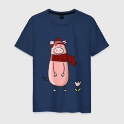 Мужская футболка хлопок Свинка