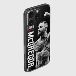 Чехол для iPhone 16 Pro силиконовый с защитой камеры Конор МакГрегор - фото 2