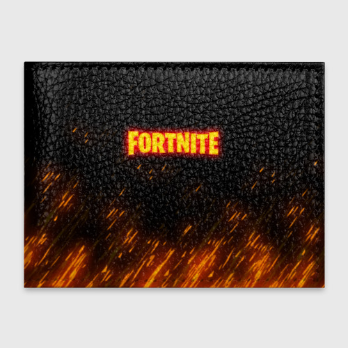 Обложка для студенческого билета FORTNITE FIRE, цвет черный