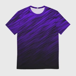 Мужская футболка 3D Штрихи