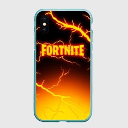 Чехол для iPhone XS Max матовый Fortnite firestorm Фортнайт шторм