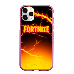 Чехол для iPhone 11 Pro Max матовый Fortnite firestorm Фортнайт шторм