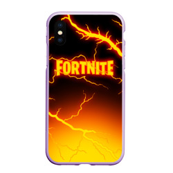 Чехол для iPhone XS Max матовый Fortnite firestorm Фортнайт шторм
