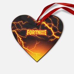 Деревянная игрушка Сердце Fortnite firestorm Фортнайт шторм