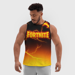 Мужская спортивная майка 3D Fortnite firestorm Фортнайт шторм - фото 2