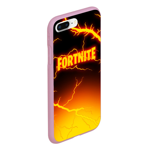 Чехол для iPhone 7Plus/8 Plus матовый Fortnite firestorm Фортнайт шторм, цвет розовый - фото 3