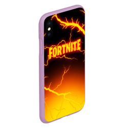 Чехол для iPhone XS Max матовый Fortnite firestorm Фортнайт шторм - фото 2