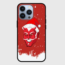 Чехол для iPhone 13 Pro Сатана Санта