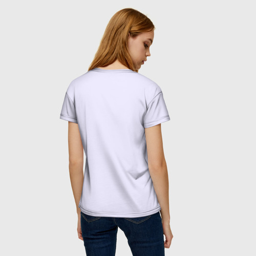 Женская футболка 3D с принтом Ahegao, вид сзади #2
