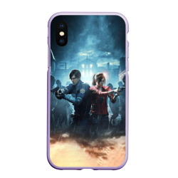 Чехол для iPhone XS Max матовый Resident Evil 2