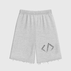 Женские шорты oversize футер хлопок Программирование