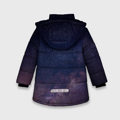 Зимняя куртка для девочек 3D Обидеть Машу, цвет черный - фото 2