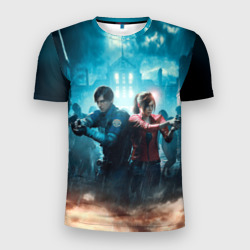 Мужская футболка 3D Slim Resident Evil 2
