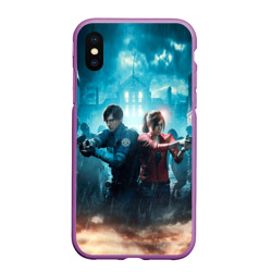 Чехол для iPhone XS Max матовый Resident Evil 2