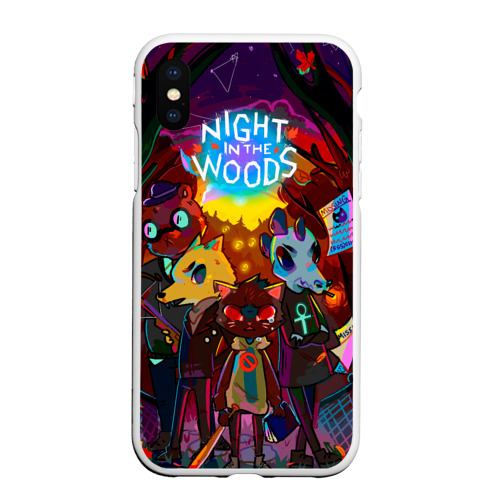 Чехол для iPhone XS Max матовый с принтом Night in the Woods 1, вид спереди №1