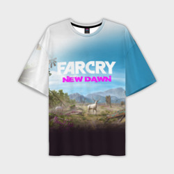 Мужская футболка oversize 3D Far Cry new Dawn