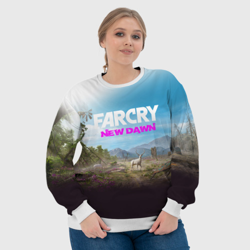 Женский свитшот 3D Far Cry new Dawn, цвет 3D печать - фото 6