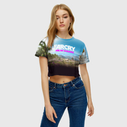 Женская футболка Crop-top 3D Far Cry new Dawn - фото 2