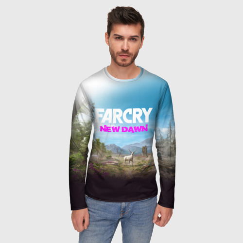 Мужской лонгслив 3D Far Cry new Dawn, цвет 3D печать - фото 3