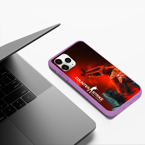 Чехол для iPhone 11 Pro Max матовый с принтом Counter Strike:Howl(Вой), фото #5