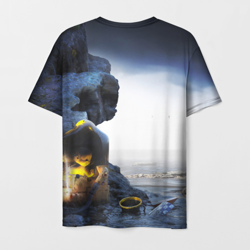 Мужская футболка 3D с принтом Death Stranding exclusive, вид сзади #1