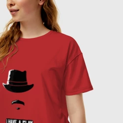 Женская футболка хлопок Oversize I have a plan - фото 2